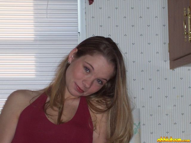 Teen Abbie's Non-Nude in a Red Top
