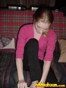 Gamer Chick Abbie Sucks Steve Awesome's Joystick