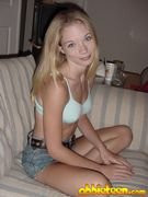 Erotic Little Abigail Modeling Nude On Pool Table