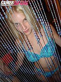 Liz Ashley Sexy Blonde Punching Bag Girl