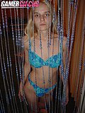 Liz Ashley Sexy Blonde Punching Bag Girl