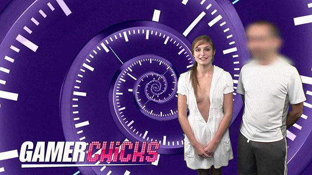 Steve Awesome found the lovely Ashley online and was pleasantly surprised to meet a super enthusiastic super sweet petite Fitness Girl who was more than ready to make her online debut at GamerChicks.com.