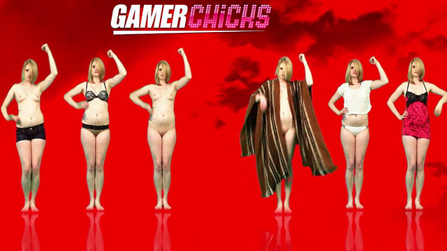 If you appreciate Kandy Koleco's gratuitous yet very classy and glamorous nudity then you'll love our other young girls dancing to royalty free music on GamerChicks.com! It's about damn time someone made something weird and sexy like this. Trust us, you'll find it gratifying. Our focus groups were all quite happy.