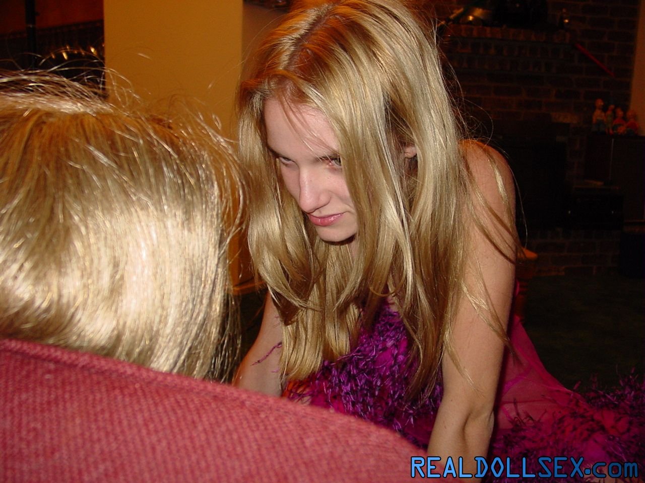 GamerChick Liz Ashley In Pink Lingerie with Stef